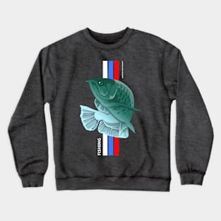 Fishing, Cheaper Than Therapy Crewneck Sweatshirt